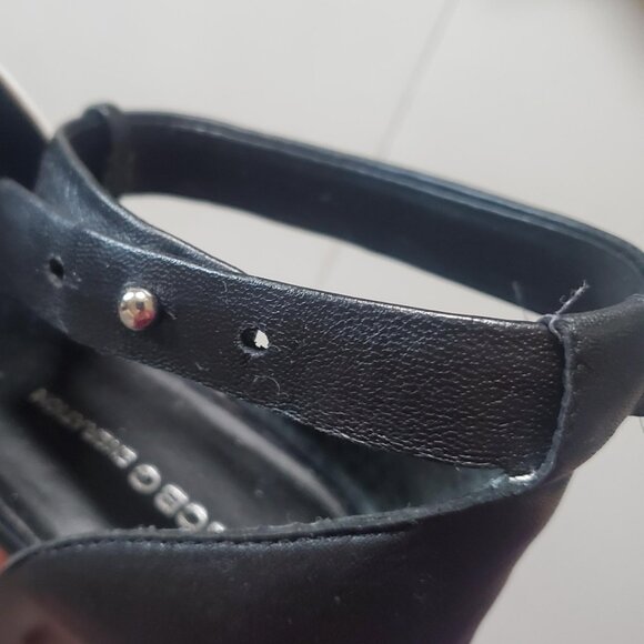 BCBGeneration Black and White Block Heels Sz 8B - Picture 9 of 16